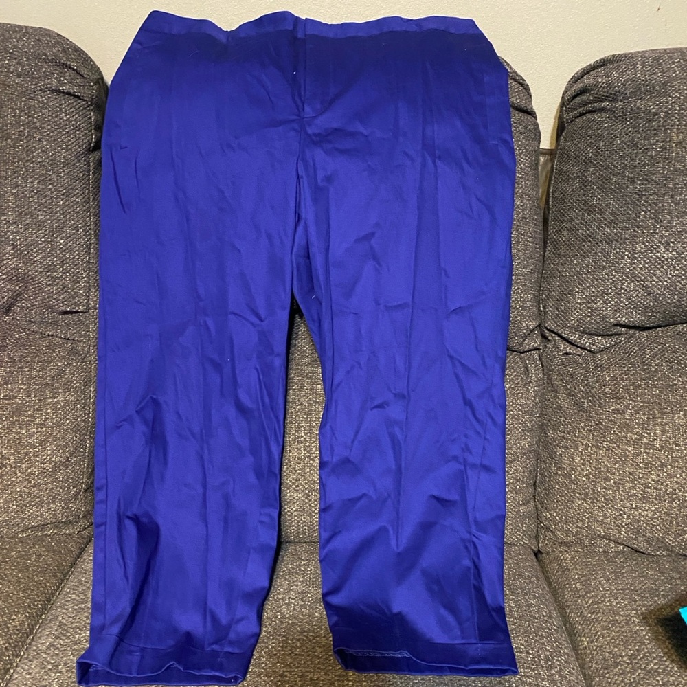 Catherines Royal Blue Slimmer Capri